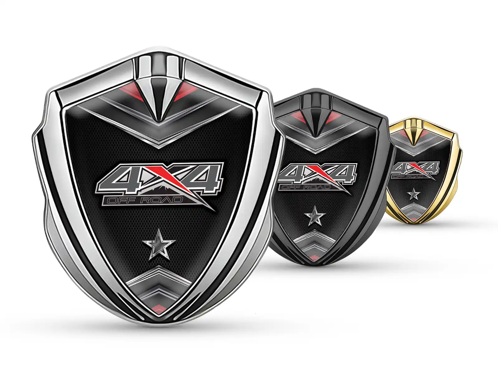 Metal Emblem Badge Design Focused Stylish